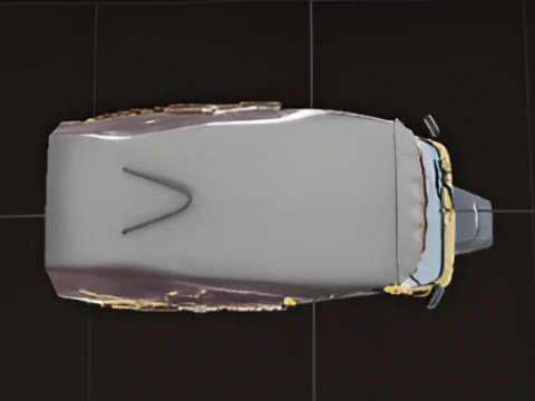 Pakistani Style Auto Rickshaw 3D Model