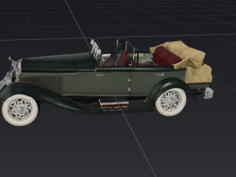 5 in 1 Classic Cars Collection - Game Ready s Modello 3D