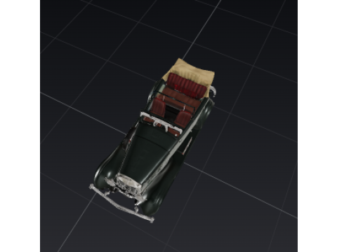 5 in 1 Classic Cars Collection - Game Ready s Modello 3D
