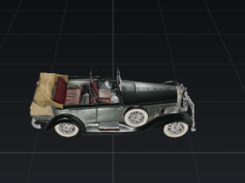 5 in 1 Classic Cars Collection - Game Ready s Modello 3D