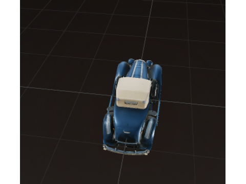 5 in 1 Classic Cars Collection - Game Ready s Modello 3D