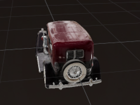 5 in 1 Classic Cars Collection - Game Ready s Modello 3D