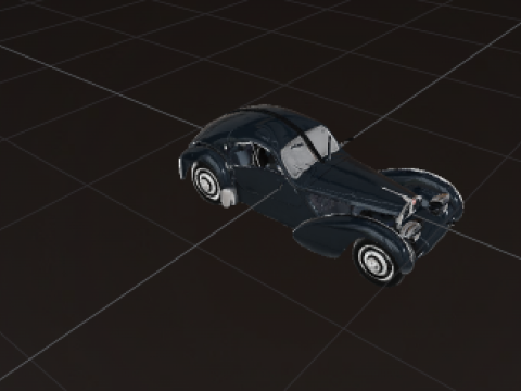 5 in 1 Classic Cars Collection - Game Ready s Modello 3D