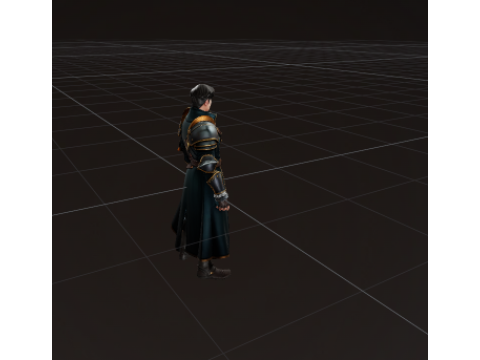 Epic Fantasy Character Duo Armored Hero and Ogre Blacksmith 3Dモデル