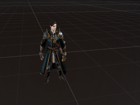 Epic Fantasy Character Duo Armored Hero and Ogre Blacksmith 3Dモデル