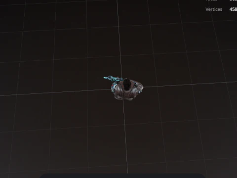 Cyberpunk Mercenary GameReady 3D-SciFi-Charaktermodell 3D Modell