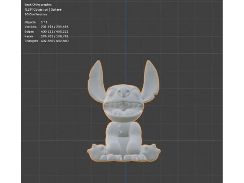 Stitch 3D Print Model