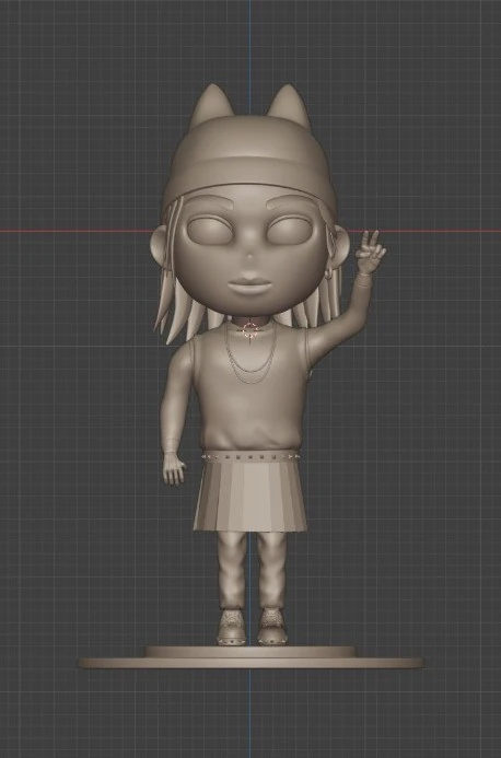 FILEX - CHIBI 3D Print Model .c4d .max .obj .3ds .fbx .stl .blend 