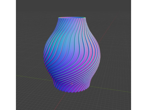 花瓶 3Dプリントモデル