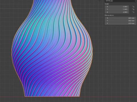 VASE 3D Print Model