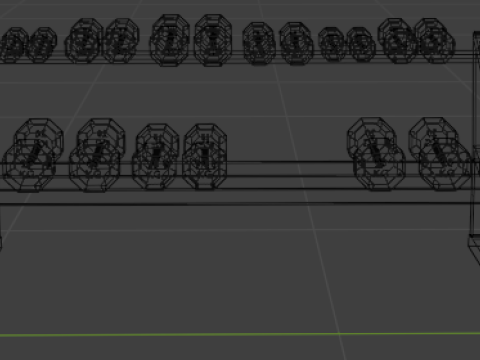 3D набір ресурсів Gym Props 3D Модель