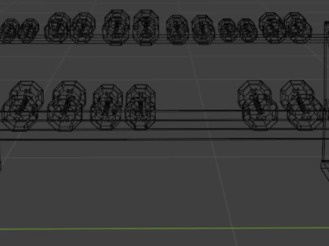Gym Props 3D Asset Pack 3D Model