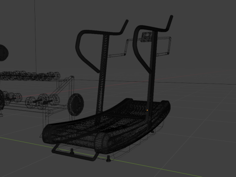 3D набір ресурсів Gym Props 3D Модель