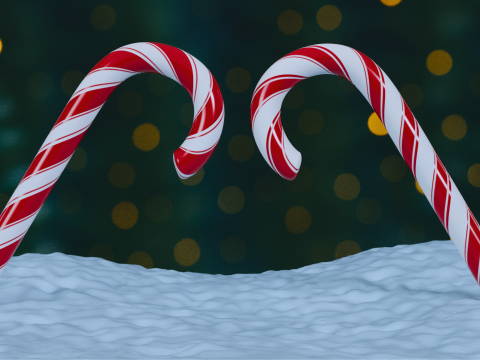 Christmas Ornaments Blue BLEND STL 3D Model