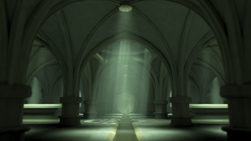 Gotyckie środowisko podziemne Model 3D .c4d .max .obj .3ds .fbx .stl .blend 