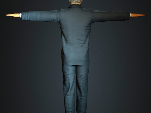 Frank Caprio Character Model 3D