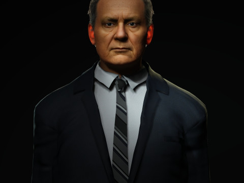 Frank Caprio Character Model 3D