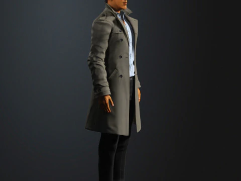 Humphrey Bogart Character 3D Model