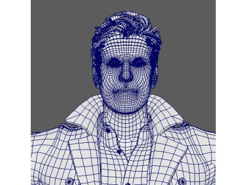 Humphrey Bogart Character 3D Model