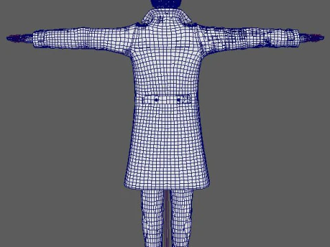 Humphrey Bogart Character 3D Model