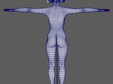 Ingrid Bergman Character 3D Model