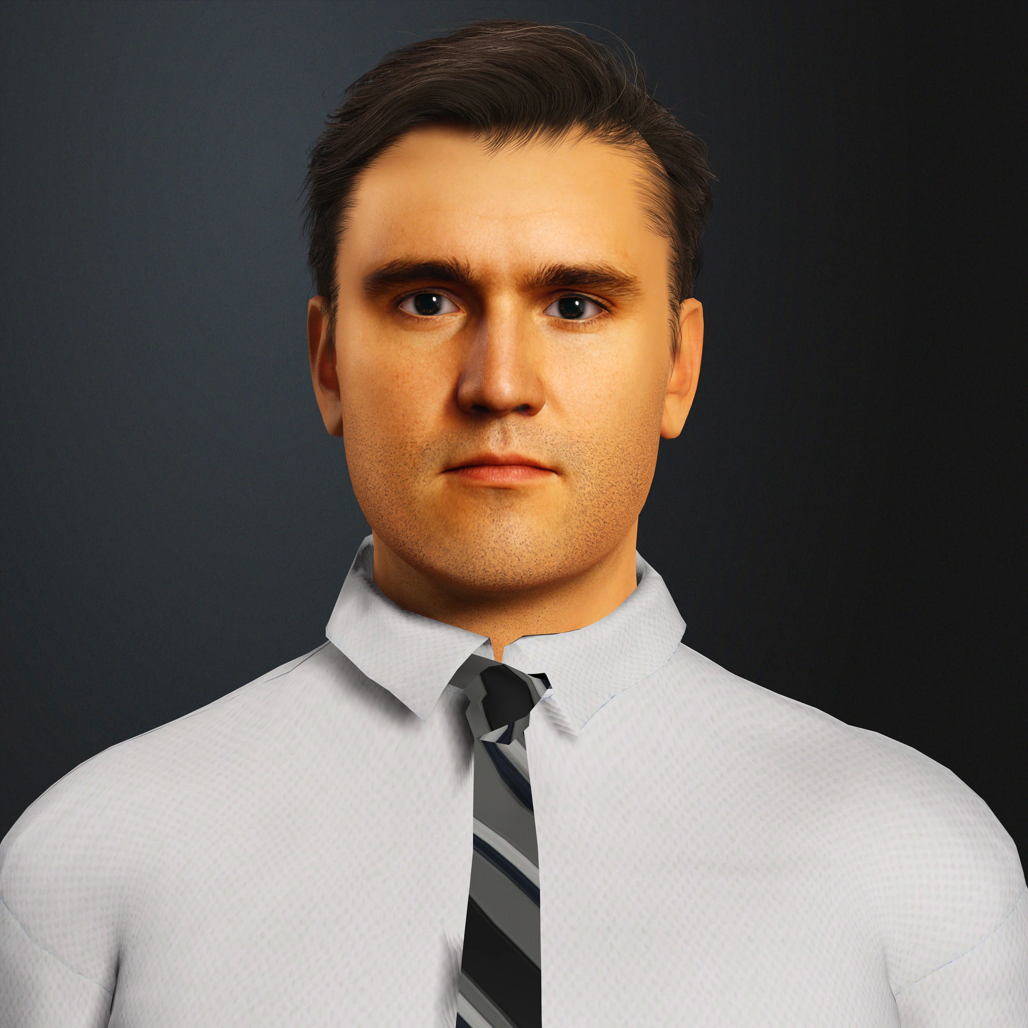 Charlie Kirk Character 3D Model .c4d .max .obj .3ds .fbx .stl .blend 