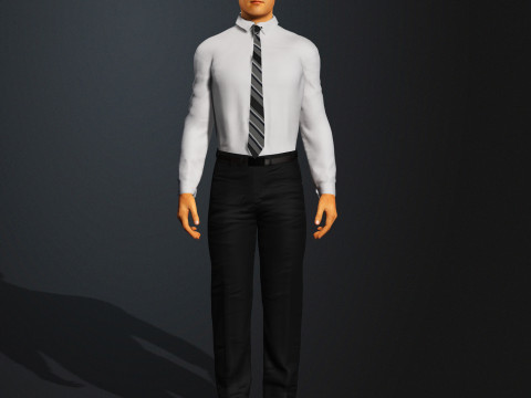Charlie Kirk Character 3D Модель