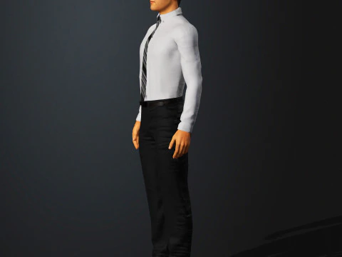 Charlie Kirk Character 3D Model