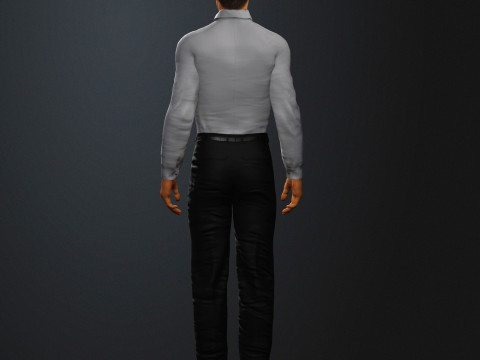 Charlie Kirk Character 3D Модель