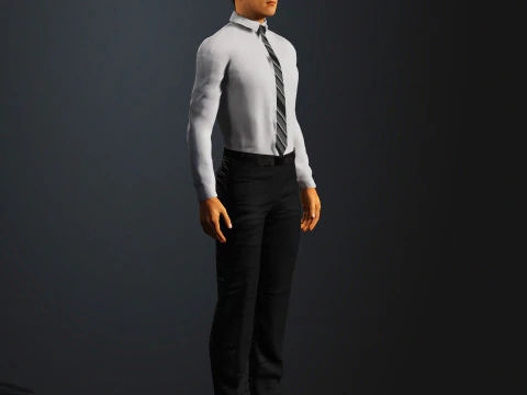 Charlie Kirk Character 3D Model
