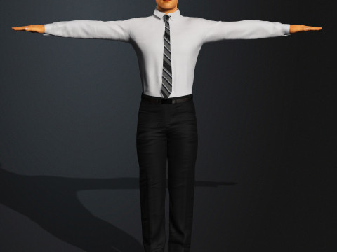 Charlie Kirk Character 3D Модель