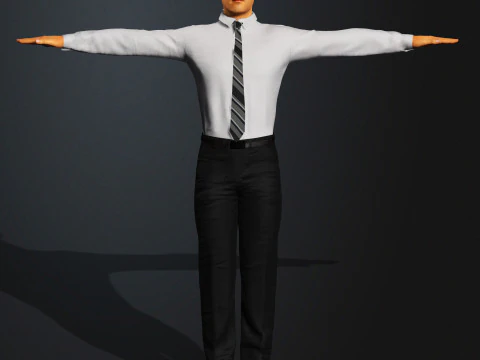 Charlie Kirk Character 3D Model