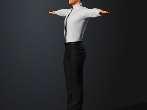 Charlie Kirk Character 3D Model
