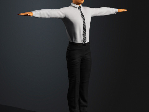 Charlie Kirk Character 3D Модель