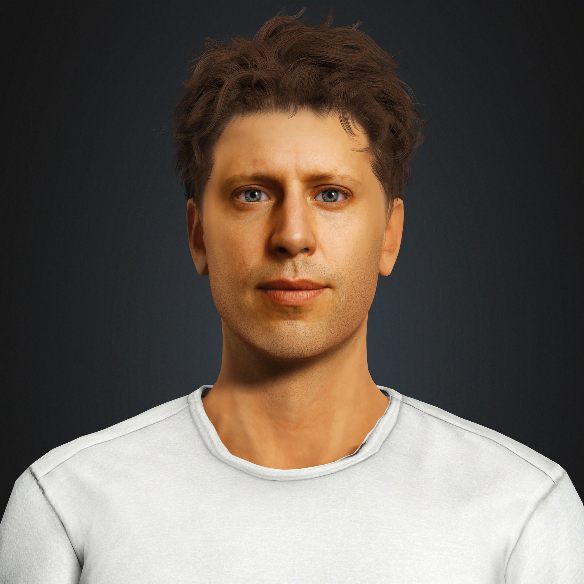 Sam Altman Character 3D Model .c4d .max .obj .3ds .fbx .stl .blend 