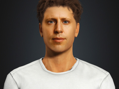 Sam Altman Character 3D 模型
