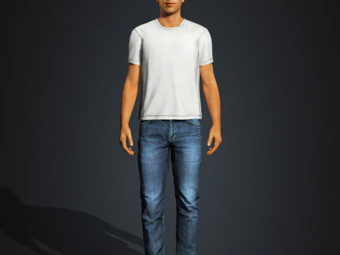Sam Altman Character 3D Model