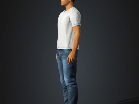 Sam Altman Character 3D Model