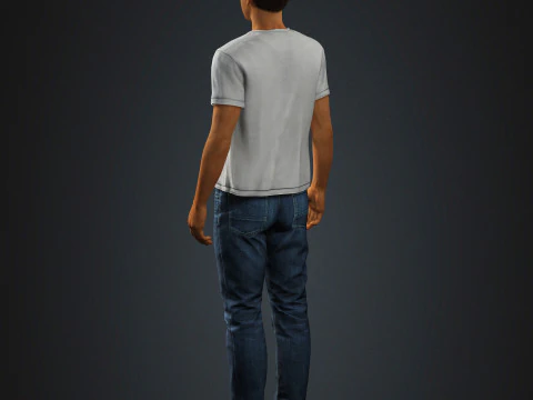 Sam Altman Character 3D Model