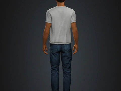 Sam Altman Character 3D Model