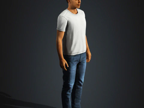Sam Altman Character 3D Model
