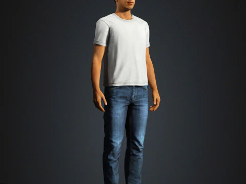 Sam Altman Character 3D Model