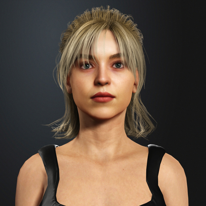 Sydney Sweeney Character 3D Model .c4d .max .obj .3ds .fbx .stl .blend