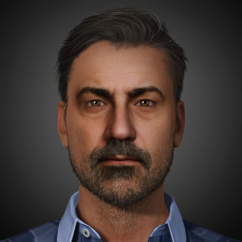 Jimmy Kimmel Character Modelo 3D .c4d .max .obj .3ds .fbx .stl .blend 