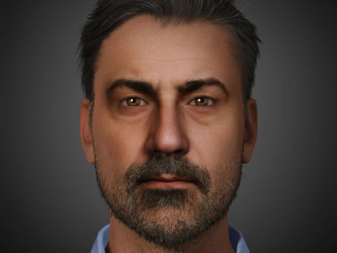 지미 킴멜 캐릭터 3D 모델