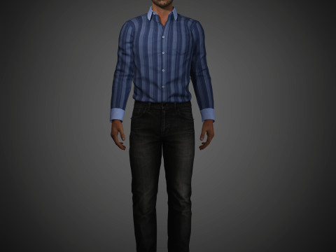 Jimmy Kimmel Character Modelo 3D