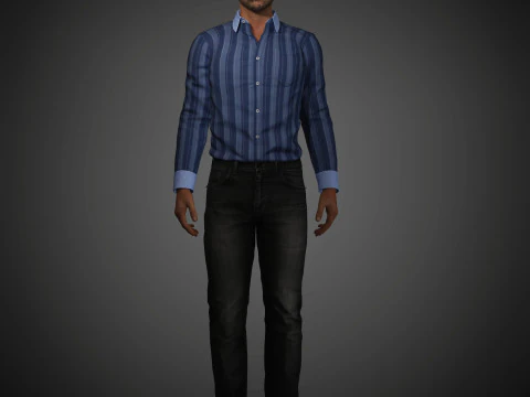 Jimmy Kimmel Character 3D Model