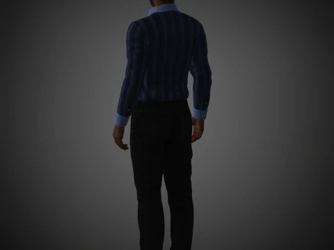 Jimmy Kimmel Character 3D Model