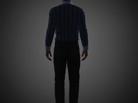 Jimmy Kimmel Character 3D Model