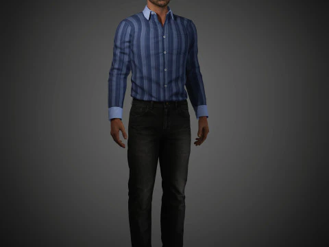 Jimmy Kimmel Character 3D Model